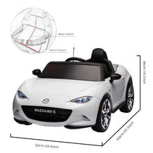 Load image into Gallery viewer, 12V Kids Ride on Car Mazda Licence Power Wheels Battery Car Toys with Remote Control