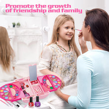Load image into Gallery viewer, 60 Pcs Little Girls Princess Toys Real Washable Pretend Play Cosmetic Beauty Makeup