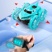 Load image into Gallery viewer, Rc Car Amphibious Vehicle Gesture Sensing Double-Sided Stunt Shark Amphibious Remote Control Cars with Light Toys for Boys Gifts