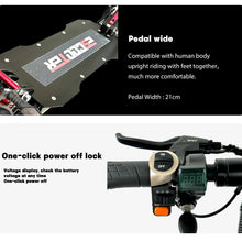 Load image into Gallery viewer, High Powered Off-Road Tyre, Two Wheel Dual Hub, Electric Folded Scooters, E Scooter, 2400W, 48V, 2000W, 3000W
