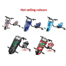 Load image into Gallery viewer, Electric Drift Scooter 3 Wheel Kids 360 Electric Drifting Scooter with Seat