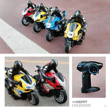 Load image into Gallery viewer, Rc Motorcycle Toy 1/10 Rc Car 2.4G Radio Control Stunt Drift Off-road