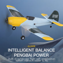 Load image into Gallery viewer, RC Airplane 2.4GH 4CH 150mm Wingspan 3-Axis One Key U-Turn