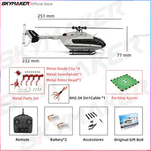 Load image into Gallery viewer, WLtoys K160 RC Helicopter 2.4G 6-Aixs Gyroscope 4CH Altitude Hold Optical Flow Remote Control Helicopter Toys for Children Gift