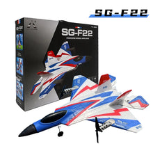 Load image into Gallery viewer, SG-F22 4K RC Airplane 3D Stunt Plane Model 2.4G Remote Control Fighter Glider Electric Rc Aircraft Toys For Children Adults