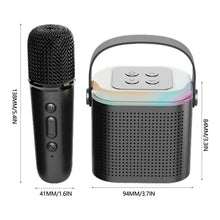 Load image into Gallery viewer, Speaker With Microphone Set Karaoke Mics Speaker Machine Karaoke Microphone Karaoke Machine Karaoke Speaker For Travel Birthday