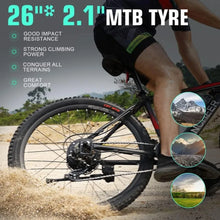 Load image into Gallery viewer, 48V 499Wh Ebike, 3H Fast Charge,Electric Mountain Bike, LCD Display,Adults Electric Bicycle