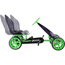 Load image into Gallery viewer, Racing Go Kart  Pedal Car | Low profile rubber tires | Pedal power auto-clutch free-ride  Adjustable seat