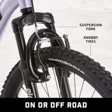 Load image into Gallery viewer, Girls Mountain Bike, 24-Inch Wheels, Aluminum Frame, 21-Speed Drivetrain, Lavender
