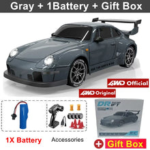 Load image into Gallery viewer, 4WD RC Drift Car With LED Light 2.4G Radio 20KM/h High Speed Remote Control Racing Cars Vehicle Model Toy Gift for Boy Girl Kid