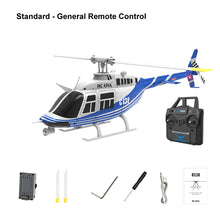 Load image into Gallery viewer, RC ERA C138 RC Helicopter 206 Jet Ranger 6-axis Gyro Hold 4ch RC Helicopter Aircraft Hobby for Adults 1/33 RTF RC Helicopter