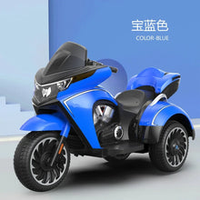 Load image into Gallery viewer, 3-12 Years Old Load 50KG New Children's Electric Motorcycle Ride On Double Kids Tricycle With True Key Start
