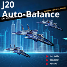 Load image into Gallery viewer, Remote Controlled Aircraft Fixed Wing Glider J-20 Fighter Jet Professional Three - And Four Channel Children'S Aviation Model