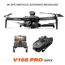 Load image into Gallery viewer, New V168 8K optical flow drone GPS OA positioning aerial camera