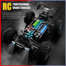 Load image into Gallery viewer, 4x4 High Speed 75KM/H Remote Control Car with LED Headlight