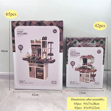Load image into Gallery viewer, Kitchenware Set 65pcs Pretend Play Simulation Kitchen Children's Cooking Toys