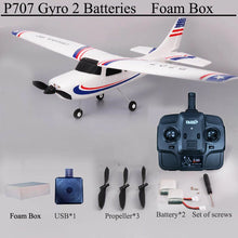 Load image into Gallery viewer, Park10 RC Airplane P707G 2.4G 3D/6G With Gyroscope 3Ch RC Airplane Fixed Wing Plane Outdoor Toys Drone RTF CESSNA 182 Plane Gift