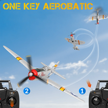Load image into Gallery viewer, VOLANTEXRC RC Plane,RTF 4CH P-47 Thunderbolt RC Airplane, X-Pilot Stabilization System,One Key Aerobatic, Suitable for outdoors
