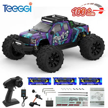 Load image into Gallery viewer, Teeggi 1/14 4WD High Speed Rc Off-road Car 100KM/H Brushless motor 3S Remote Control Truck Drift Racing Cars Toys For kid Gifts