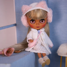 Load image into Gallery viewer, white skin joint body colorful hair glossy, matte face nude doll