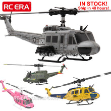 Load image into Gallery viewer, RC ERA Weathered Marine C032 UH1Huey One Click Inverted Flight TOF Optical Flow Gyro Stabilized RC Helicopter for Adults
