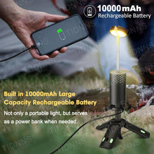 Load image into Gallery viewer, Telescopic Camping Light Rechargeable Fishing Lantern Dimming Night Atmosphere Light Emergency Light for Power Failure 10000mAh