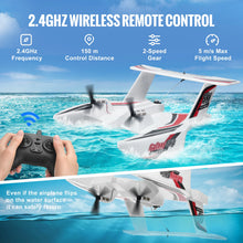 Load image into Gallery viewer, SucceBuy EPP Foam RC Plane 2.4G 3CH Radio Control Aircraft Sea And Air RC Glider Water Land Flying Airplane Toys Gift For Boys