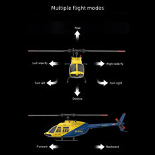 Load image into Gallery viewer, RC ERA A60 Rc Plane Helicopter 2.4G 6-Aixs Gyroscope 6ch Altitude Hold Optical Flow Bell 206 Mini Remote Control Helicopter Toys