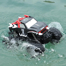 Load image into Gallery viewer, Amphibious Remote Control Off-Road Car 4 Wheels Drive Waterproof Rechargeable Kids Truck Toy Electric 2.4GHz RC Car Toy