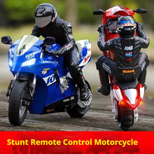 Load image into Gallery viewer, RC Motorcycle Rc Cars Self-stable Balance Standing on One Wheel Competitive Racing Drift Stunt Electric Motorcycle for Kids