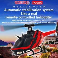 Load image into Gallery viewer, Coolbank 1:33 Scale C138 Rc Era Simulation 206 Rc Helicopter Altitude Hold 2.4g RC 6axis Gyro Expert Hobbyists Boy Birthday Gift