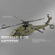 Load image into Gallery viewer, WLtoys K170 RC Helicopter 2.4G 6-Aixs Gyroscope 4CH Altitude Hold Optical Flow Remote Control Helicopter Toys for Children