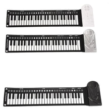 Load image into Gallery viewer, Portable Foldable Roll Up Piano 49 Keys Silicone Soft Keyboard Electronic Organ Hand Roll Piano Electronic Piano Instruments