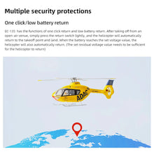Load image into Gallery viewer, FLYWING EC135 Scale Helicopter ACE Flight GPS 470 class Four blades EC135 RC Helicopter Smooth Takeoff Landing 6CH RC Helicopter