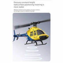 Load image into Gallery viewer, RC ERA A60 Rc Plane Helicopter 2.4G 6-Aixs Gyroscope 6ch Altitude Hold Optical Flow Bell 206 Mini Remote Control Helicopter Toys