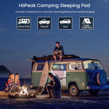 Load image into Gallery viewer, Outdoor Sleeping Pad Double Inflatable Mattress with Built-in Pillow Pump Camping Air Mat for Travel Backpacking Hiking