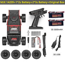 Load image into Gallery viewer, MJX 14209 Hypergo 1/14 V2.0 Rc Remote Control Car 3S/2S Battery 4WD Off-road Racing RC Truck 2.4G Brushless Drift Car Electric