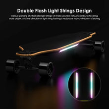 Load image into Gallery viewer, Electric Skateboards,1800W Dual Motors with Remote Control,Top Speed 25MPH,Longboard with Belt Drive System,3 Speeds Adjustment