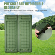 Load image into Gallery viewer, Inflatable Sleeping Pad 4 Inch Sleeping Pad Mat Air Mattress with Built-in Pump for Camping Backpacking Hiking Traveling Tent