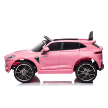 Load image into Gallery viewer, 12V Dual-drive remote control electric Kid Ride On Car,Battery Powered Kids Ride-on Car pink, 4 Wheels Children toys vehicle,LED
