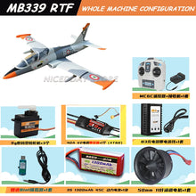 Load image into Gallery viewer, In Stock Remote-controlled Aircraft Model Mb339 Ducted Fighter 50mm Ducted Electric Fixed Wing Aircraft Model Rc Plane Toy Gift