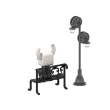 Load image into Gallery viewer, Hollow Knight Building Block Street Light Scene and Box Model Action Figure