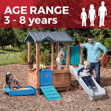 Load image into Gallery viewer, Step2 Woodland Adventure Playhouse & Slide for Kids