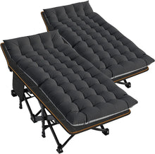 Load image into Gallery viewer, Oversized XXL Folding Camping Cot, Portable Sleeping Bed for Camp Office Use Outdoor Cot Bed for Traveling