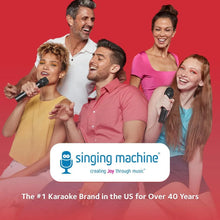 Load image into Gallery viewer, Singing Machine Portable WiFi Karaoke Machine for Adults, Black - Karaoke Pedestal with 7” Touchscreen Display