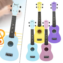 Load image into Gallery viewer, Ukulele Beginner for Kids Musical Instrument Practice Skill Improving 4 String Mini Guitar for Preschool Baby Music Art Toys