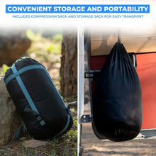 Load image into Gallery viewer, Outdoor hammock, down with integrated sleeping bag, suitable for outdoor camping, hiking, outdoor garden, hammock