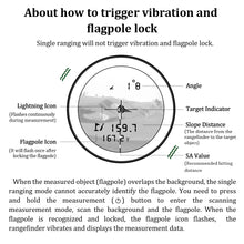 Load image into Gallery viewer, REVASRI 600M/Yard Golf Laser Rangefinder with Slope Compensation Flagpole Lock Vibration USB Rechargeable for Golfing