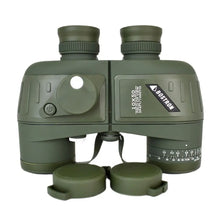 Load image into Gallery viewer, 10X50 Optics Military Binocular Telescope Waterproof Shockproof Spotting Scope with Compass for Camping Travel Hunting Boshiren