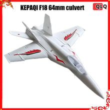 Load image into Gallery viewer, KEPAQI RC Plane 70cm Wingspan F18 64mm Ducted Remote-Controlled Fighter Epo Fixed Wing Diy Assembly Model Airplane Toy Gift